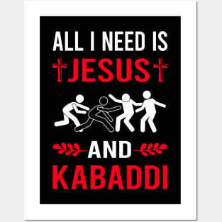 I Need Jesus And Kabaddi Posters and Art